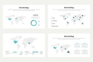 World Map Infographics 3